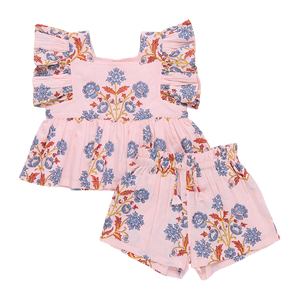 Pink Chicken Elsie 2 Piece Set in Provence Floral Pink