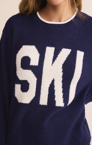 Z Supply Ski Plush Pullover in Blue Sapphire
