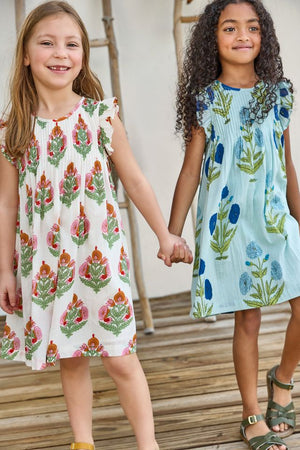 Pink Chicken Jaipur Dress in Pink Bellflower