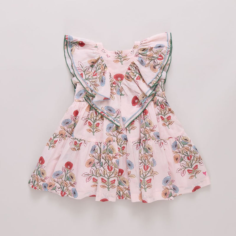 Pink Chicken Raphaela Dress in Multi Bouquet Floral