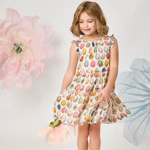 Pink Chicken Eloise Dress in Multi Eggs
