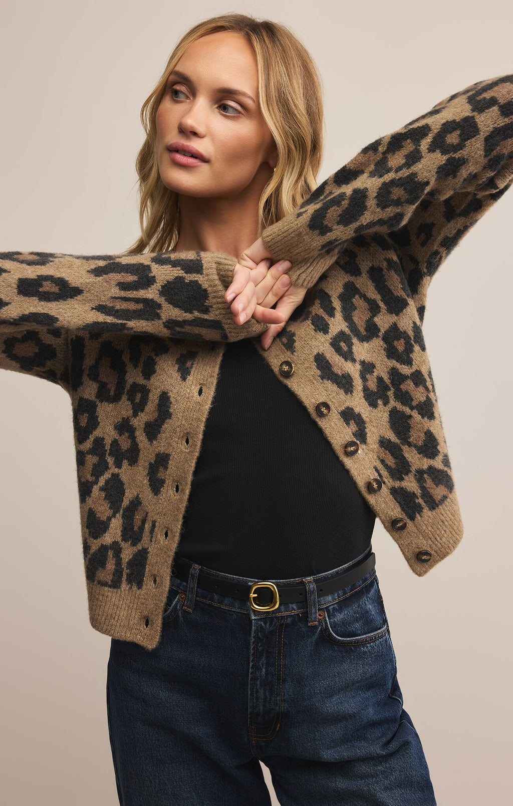 Z Supply Wild Outlook Cardigan in Desert Tan