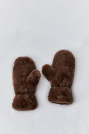 MINKY FUR MITTEN