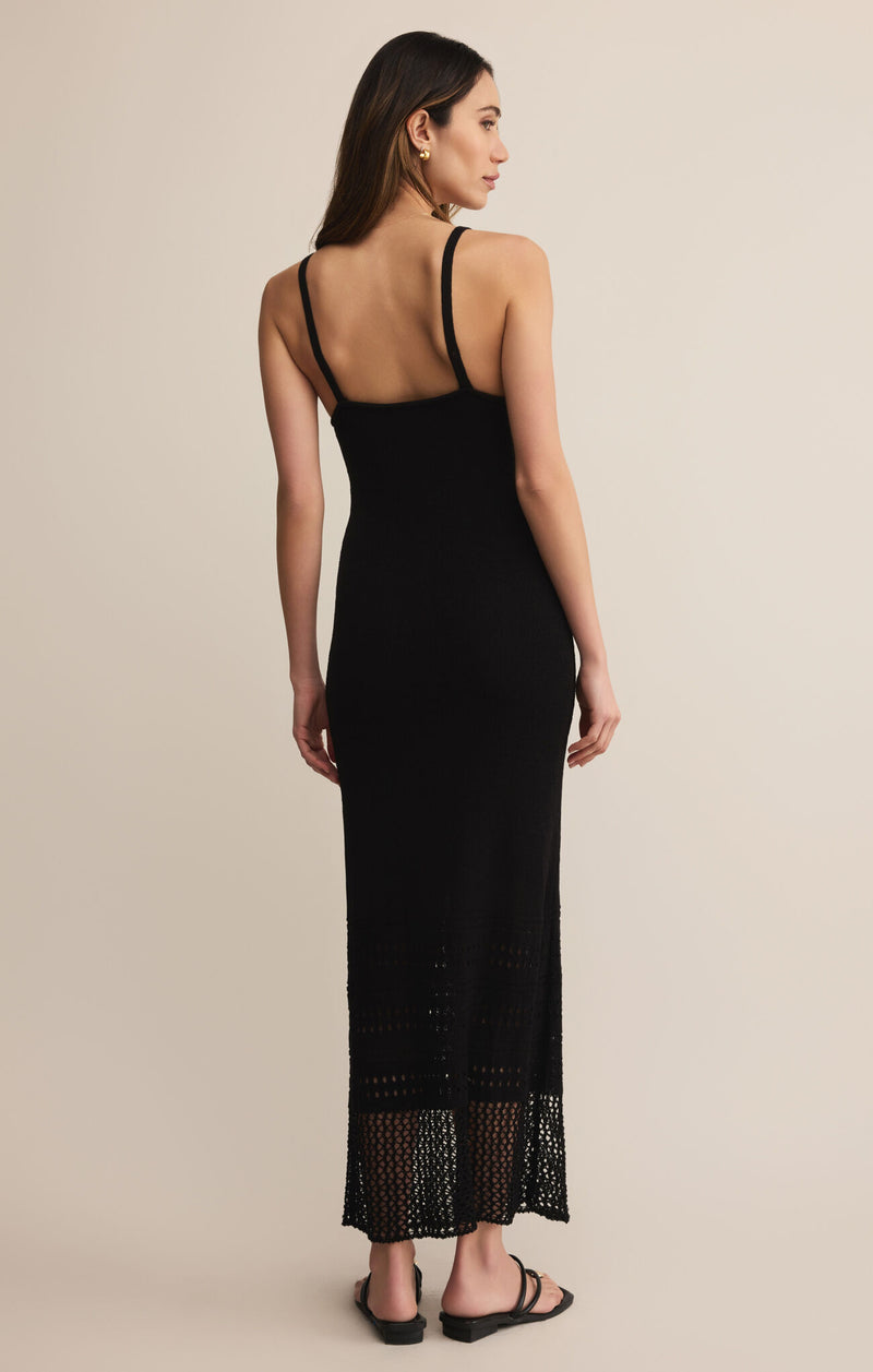 Z Supply Callahan Midi Dress in Black