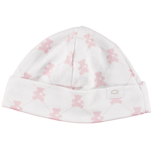 Pimalu Hat in Light Pink Teddy Bears