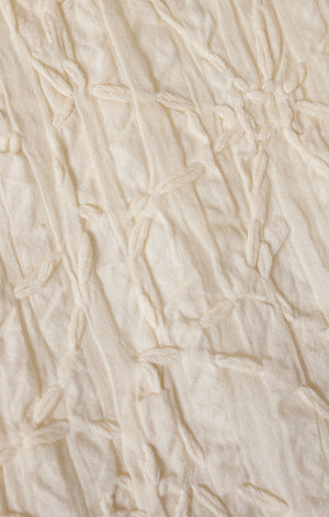 Z Supply Angel Eyes Textured Midi Dress in Champagne