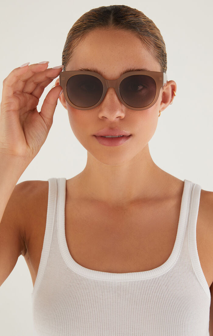 Z Supply Lunch Date Sunglasses in Taupe