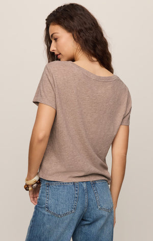 Z Supply Nomad Tee in Heather Ash