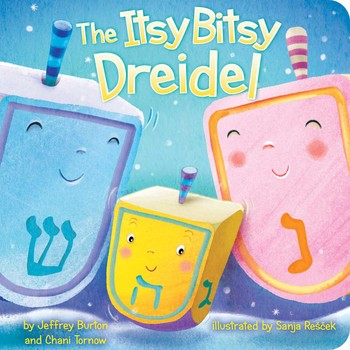 Itsy Bitsy Dreidel Board Book by Jeffrey Burton