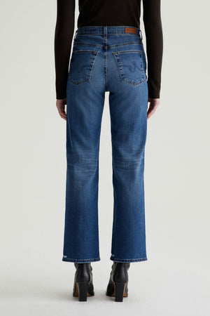 AG Jeans Brinley Mid-Rise Straight Jean in 15 Years Prague