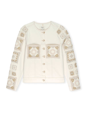 Rails Lido Jacket in Vintage Ecru Crochet