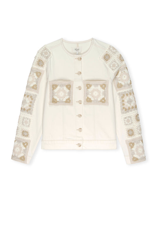 Rails Lido Jacket in Vintage Ecru Crochet