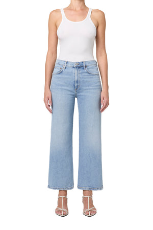 Agolde Harper Crop Wide Leg Jean in Formula