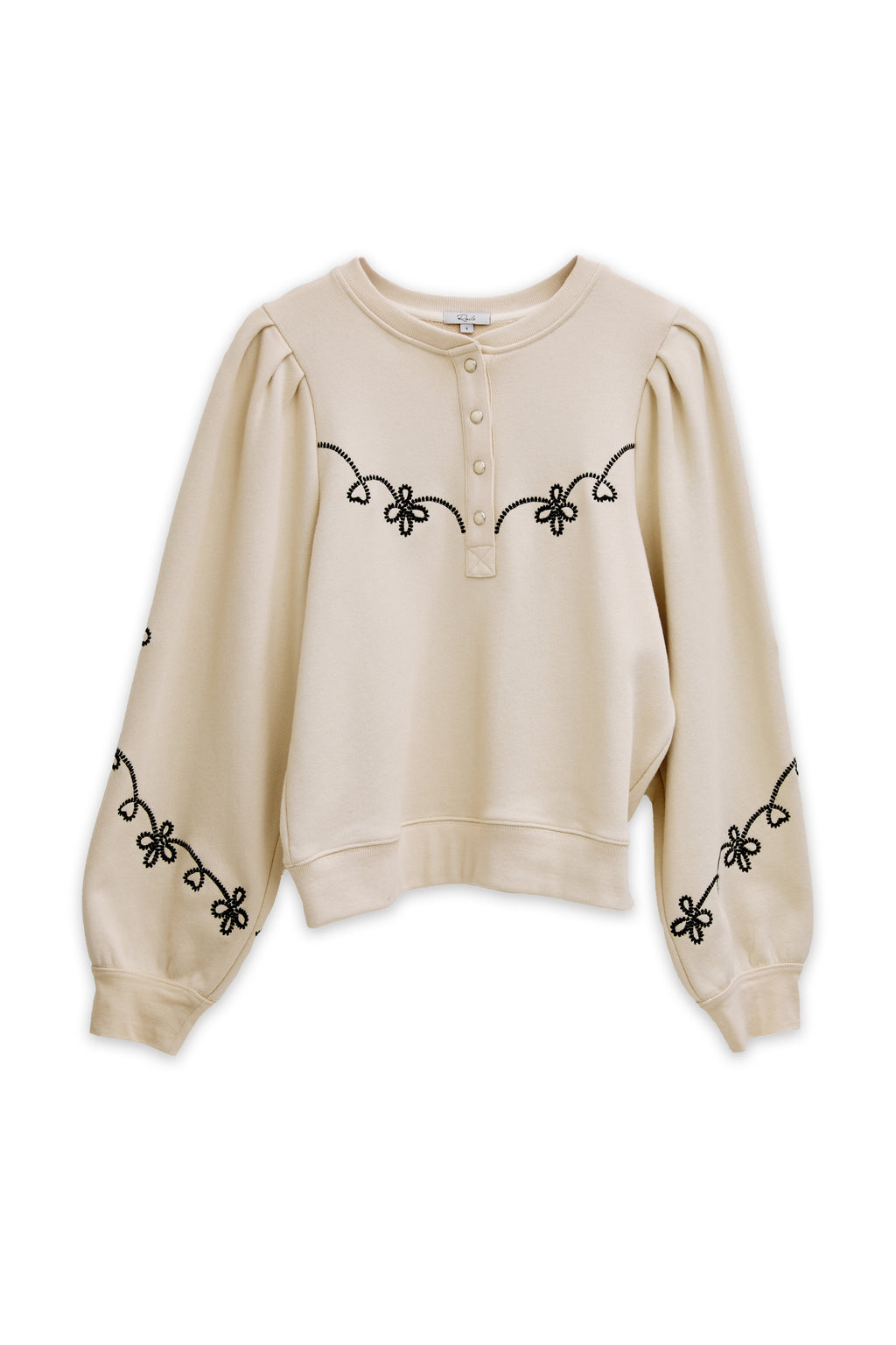 Rails Hanne Henley Top in Ecru
