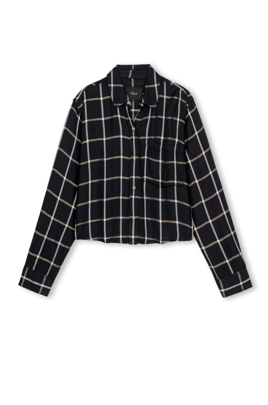 Rails Malin Button Down Shirt in Onyx Sand Birch