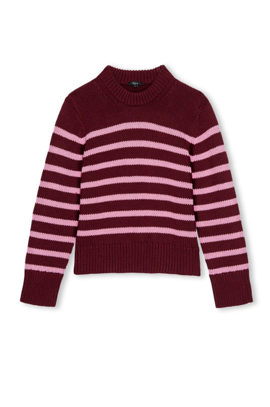 Rails Alise Sweater in Mulberry Stripe