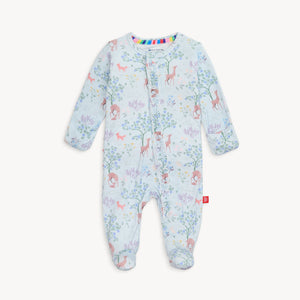 Magnetic Me Modal Ruffle Footie in Love You Deerly