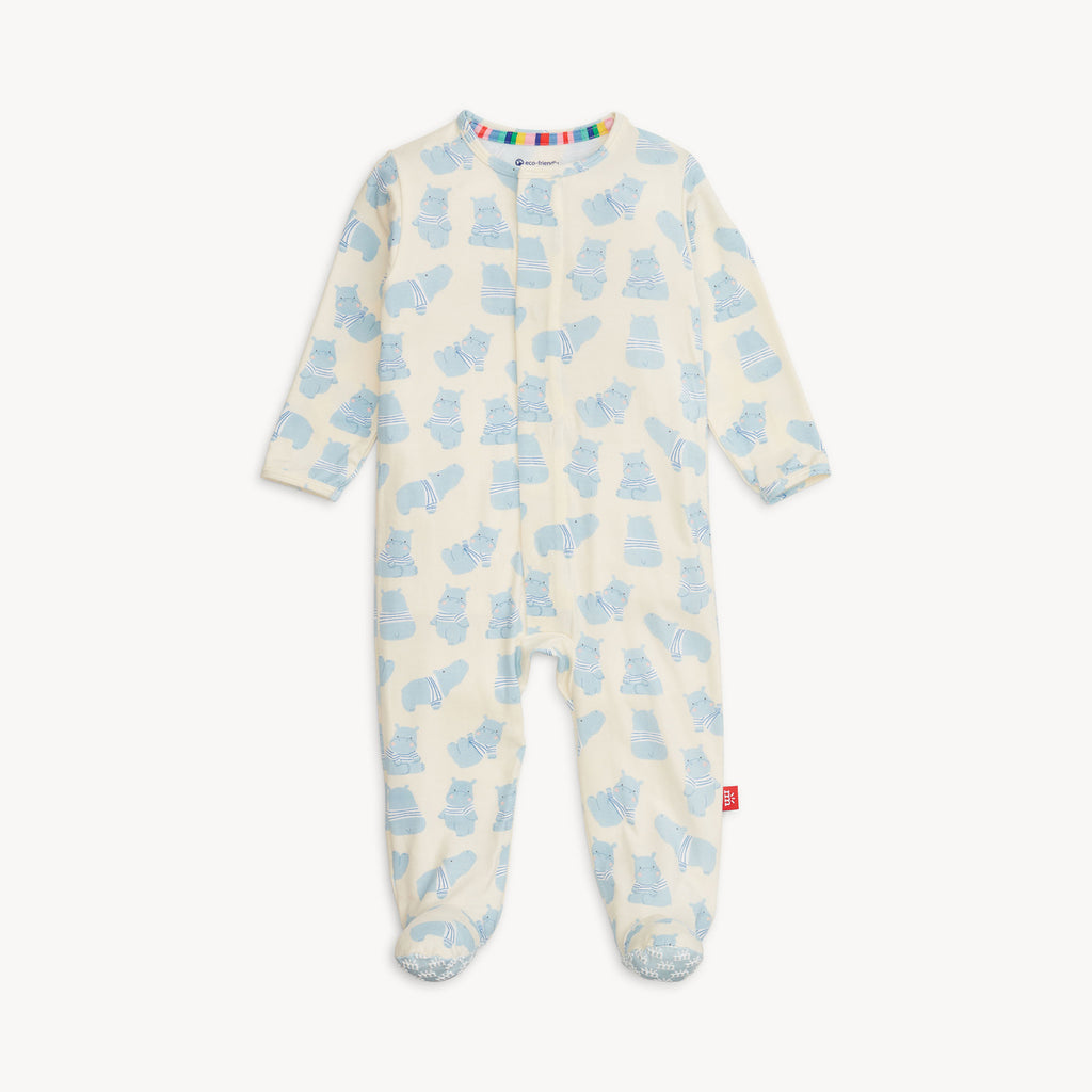 Magnetic Me Modal Footie in Blue Pudgemuffin