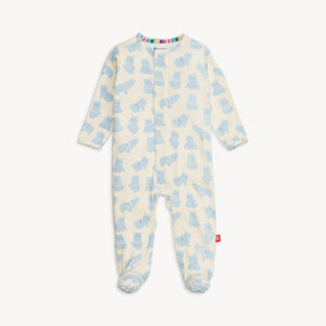 Magnetic Me Modal Footie in Blue Pudgemuffin