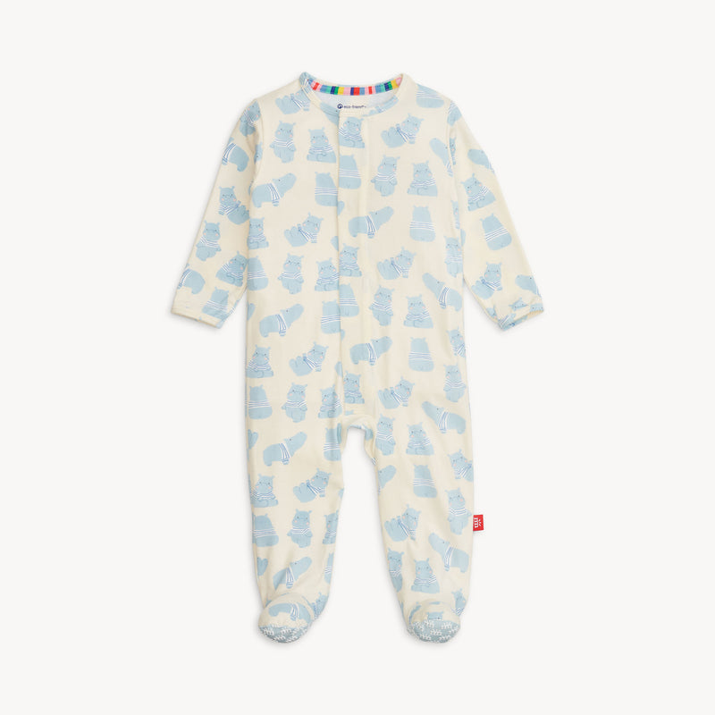 Magnetic Me Modal Footie in Blue Pudgemuffin