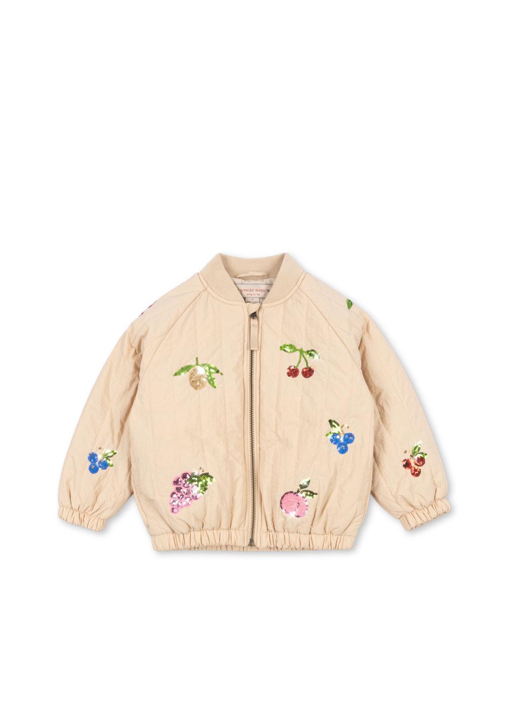 Konges Slod Juno Sequin Bomber Jacket in Frappe