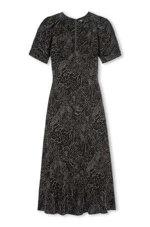 Rails Zariah Dress in Charcoal Mixed Animal