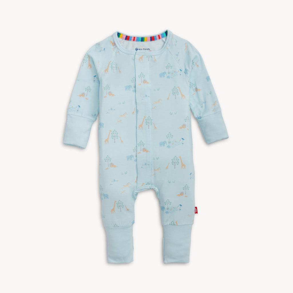 Magnetic Me Convertible Coverall in Serene Safari in Blue