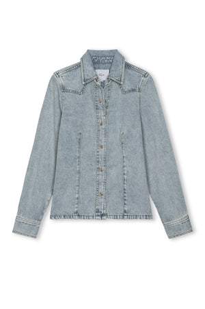 Rails Taiana Denim Shirt in Bleached Indigo