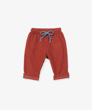 Oso & Me Baby Bowie Corduroy Pant in Copper