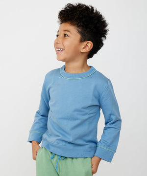 Oso & Me Remy Sweatshirt in Dusty Blue