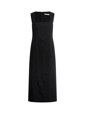 Favorite Daughter The Perfect Opportunity Linen Dress in Black