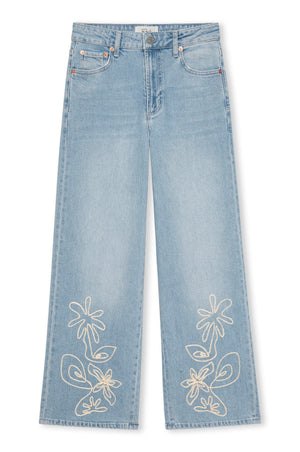 Rails Getty Crop Jean in Leilani Embroidered