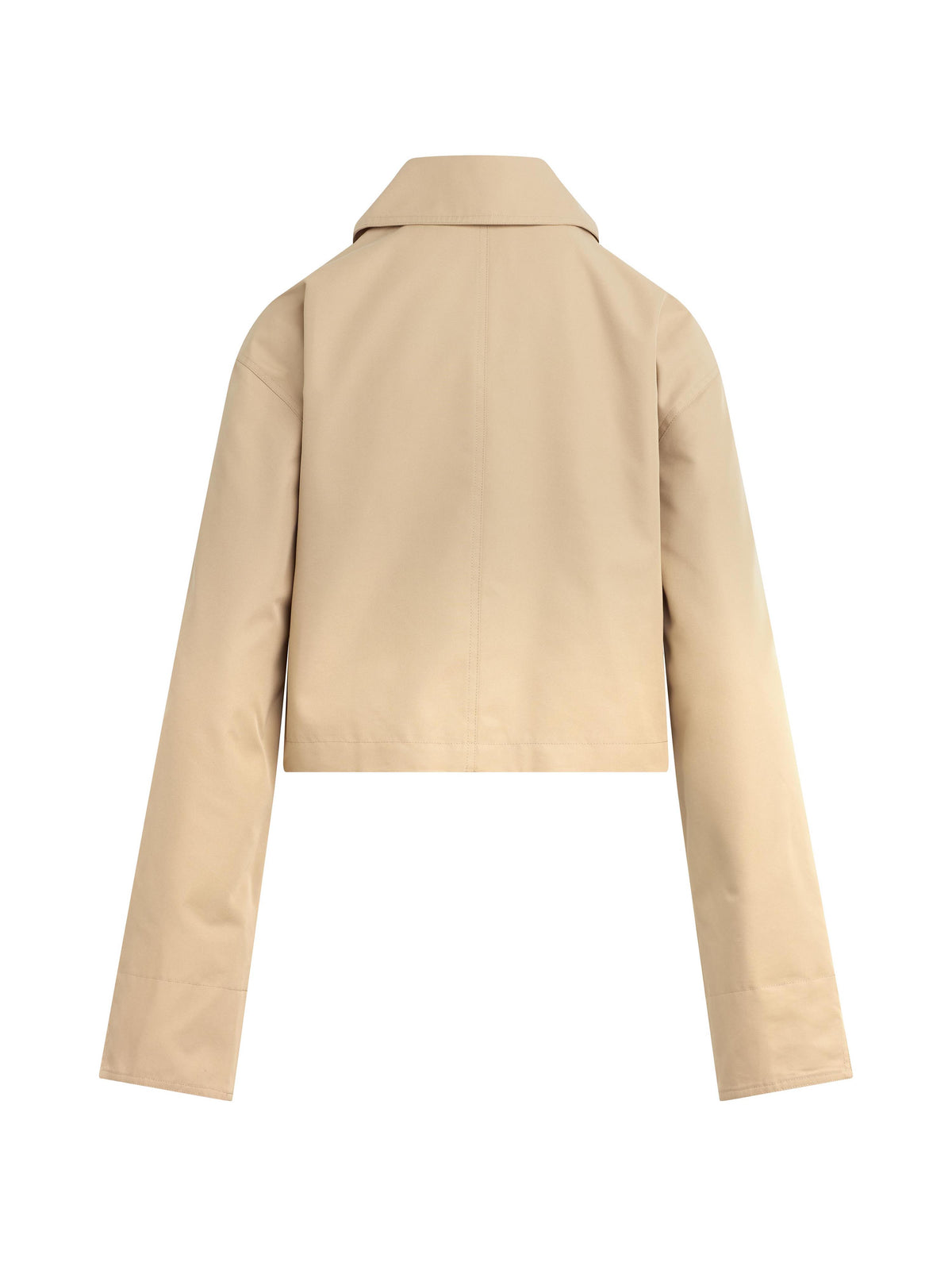 Favorite Daughter The Rue Cropped Trench Coat in Khaki