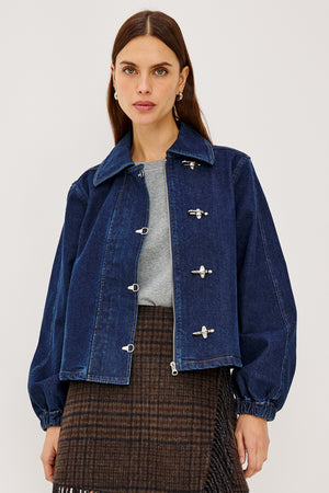 Rails Brooke Jacket in Rinse Indigo
