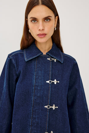Rails Brooke Jacket in Rinse Indigo