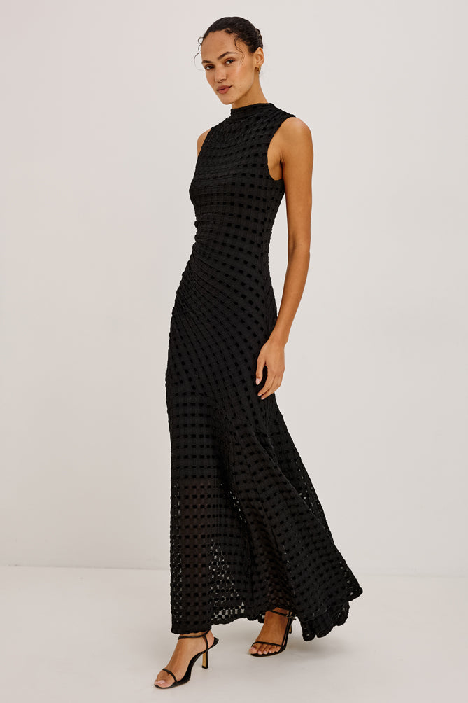 Rails Cosmos Dress in Black Checkerboard
