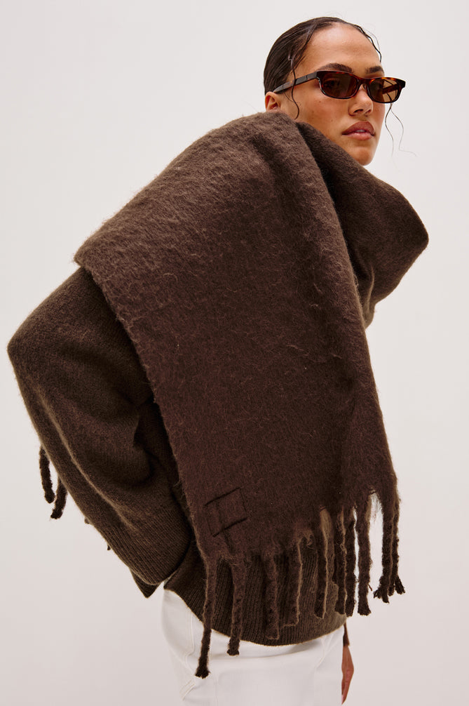 Rails Oslo Scarf in Walnut
