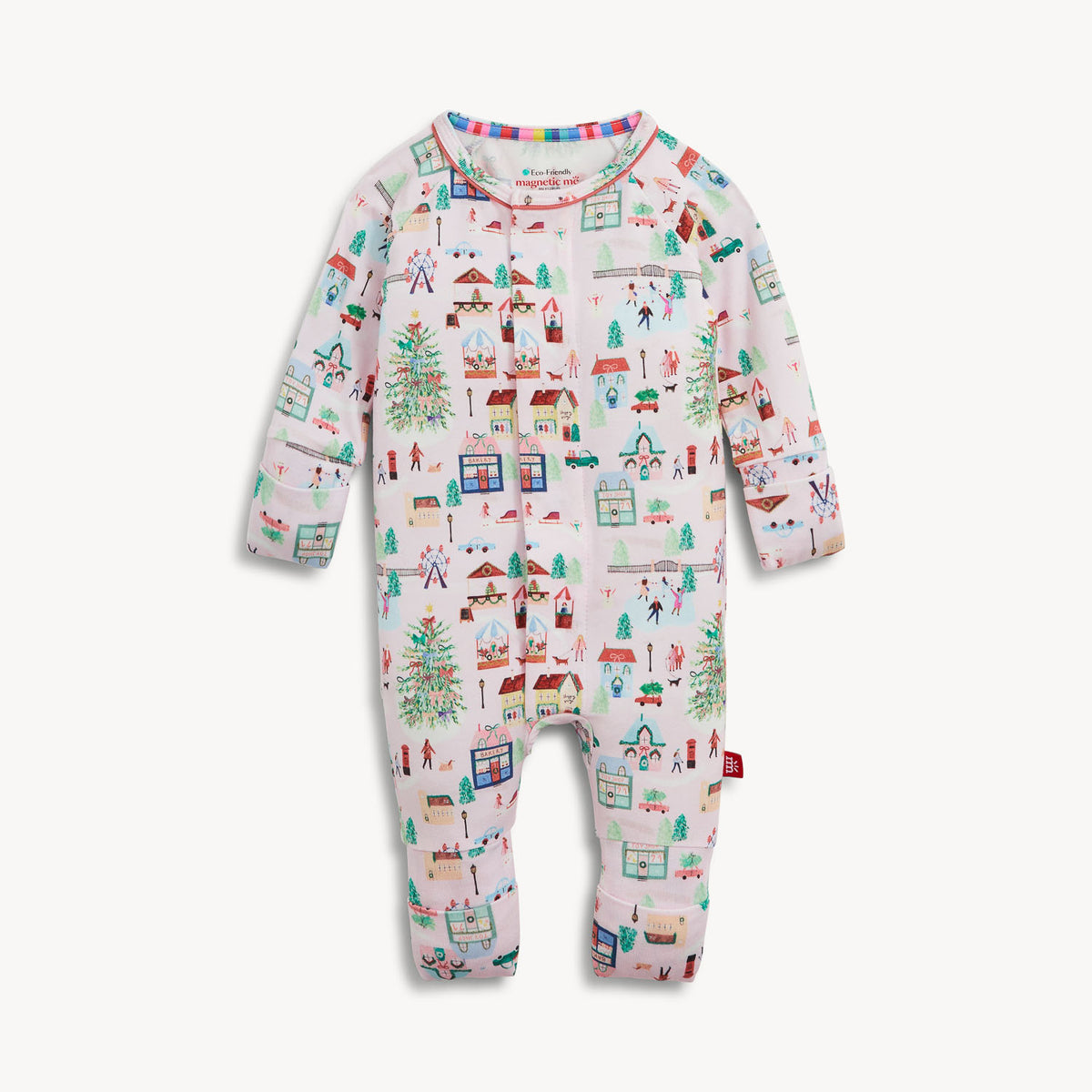 Magnetic Me Modal Convertible Coverall in Winter Village