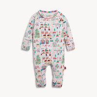 Magnetic Me Modal Convertible Coverall in Winter Village