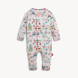 Magnetic Me Modal Convertible Coverall in Winter Village