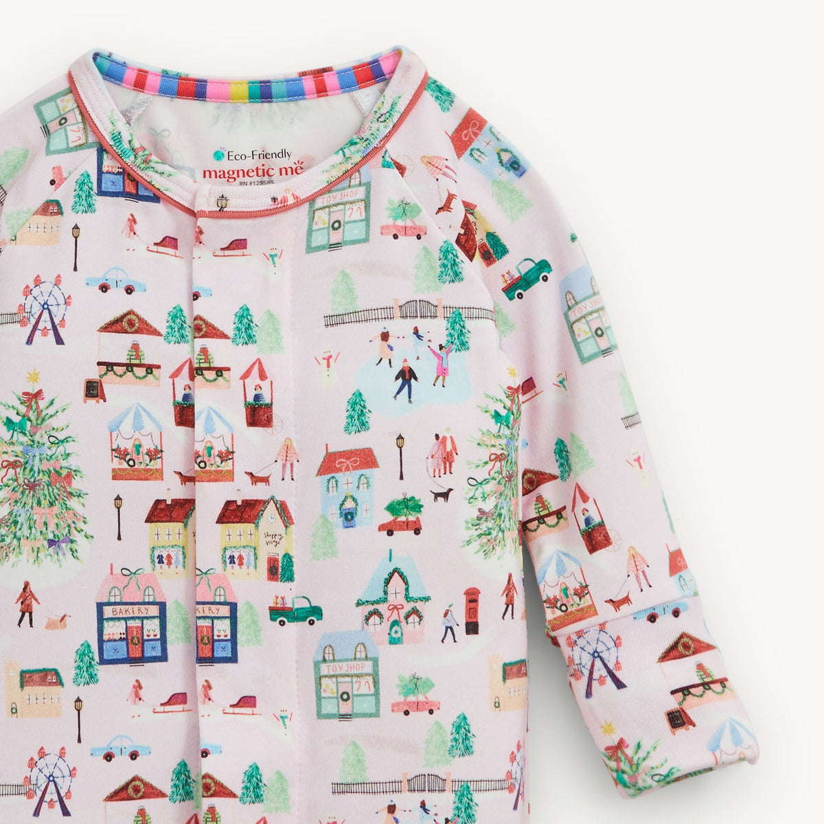 Magnetic Me Modal Convertible Coverall in Winter Village