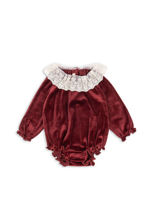 Konges Sløjd Venola Romper in Red Dahlia