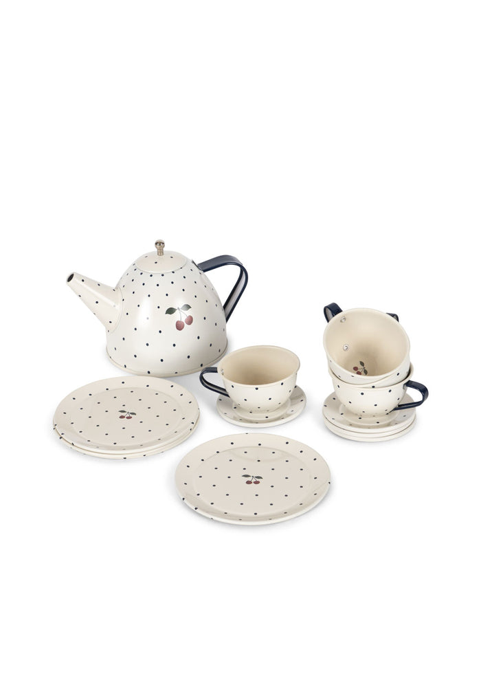 Konges Sløjd Tea Party Set in Blue Dot