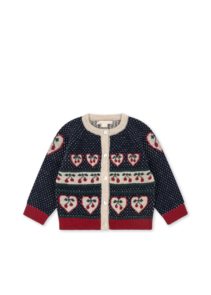 Konges Sløjd Belou Cardigan in Cherry