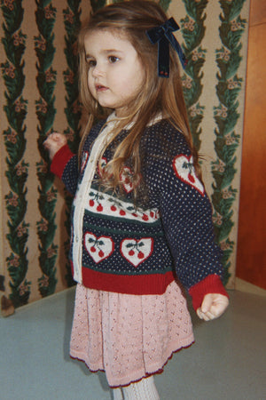 Konges Sløjd Belou Cardigan in Cherry