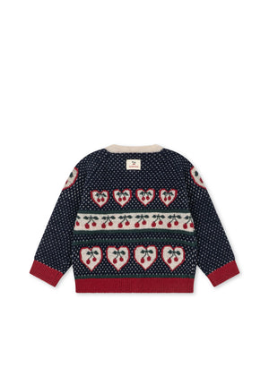 Konges Sløjd Belou Cardigan in Cherry