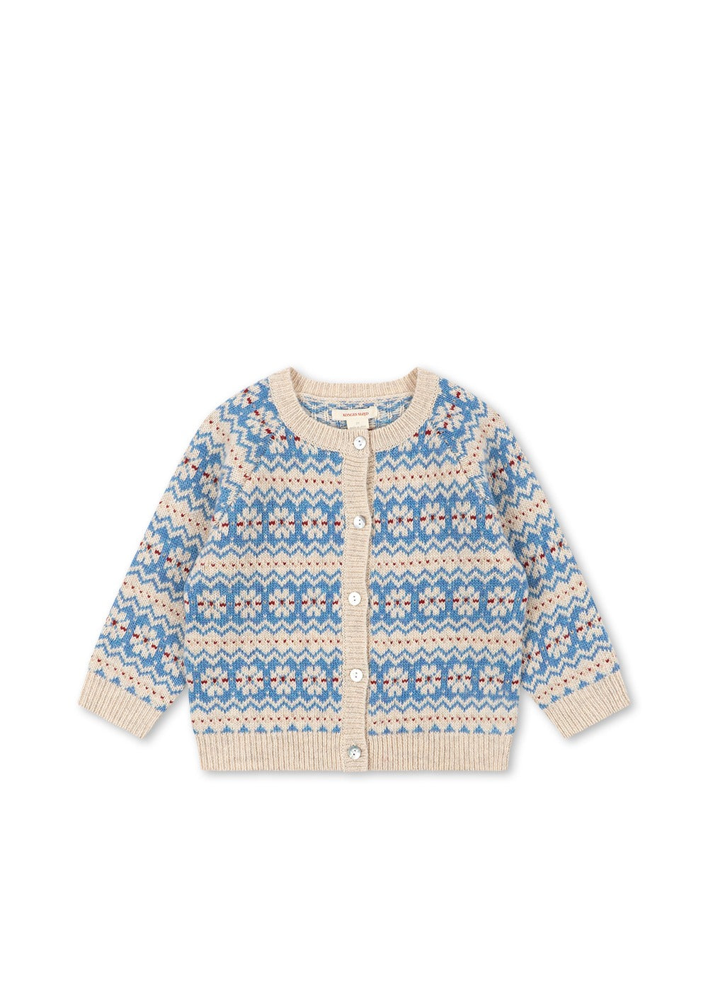 Konges Sløjd Billi Knit Cardigan in Blue Multi