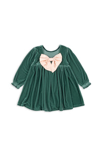 Konges Sløjd Gia Bow Back Dress in Fir