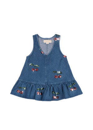 Konges Sløjd Magot Sequin Dress in Cherry Sequin