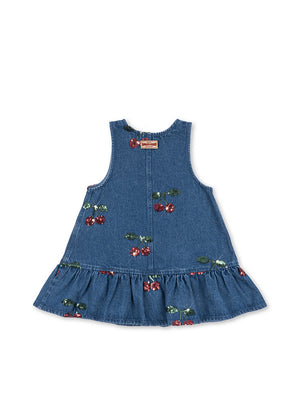 Konges Sløjd Magot Sequin Dress in Cherry Sequin